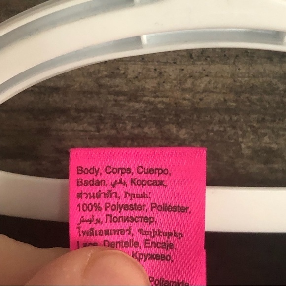 LA Senza Size S/M Black Lace Short Robe - Picture 7 of 7